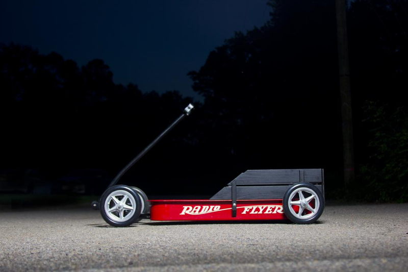 Illustration for article titled A friend of mine just finished his slammed Radio Flyer